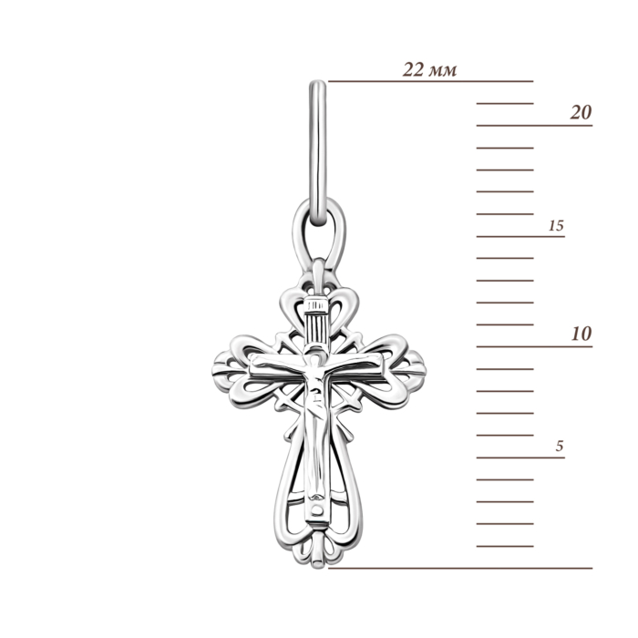 Золотий хрестик. Розп'яття Христове.Артикул UG5501510б