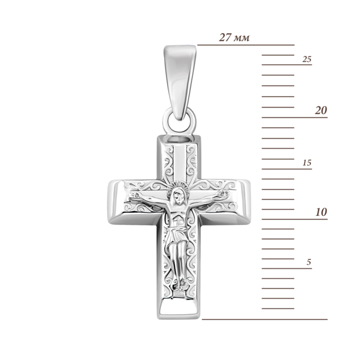 Золотий хрестик. Розп'яття Христове.Артикул UG5501570б