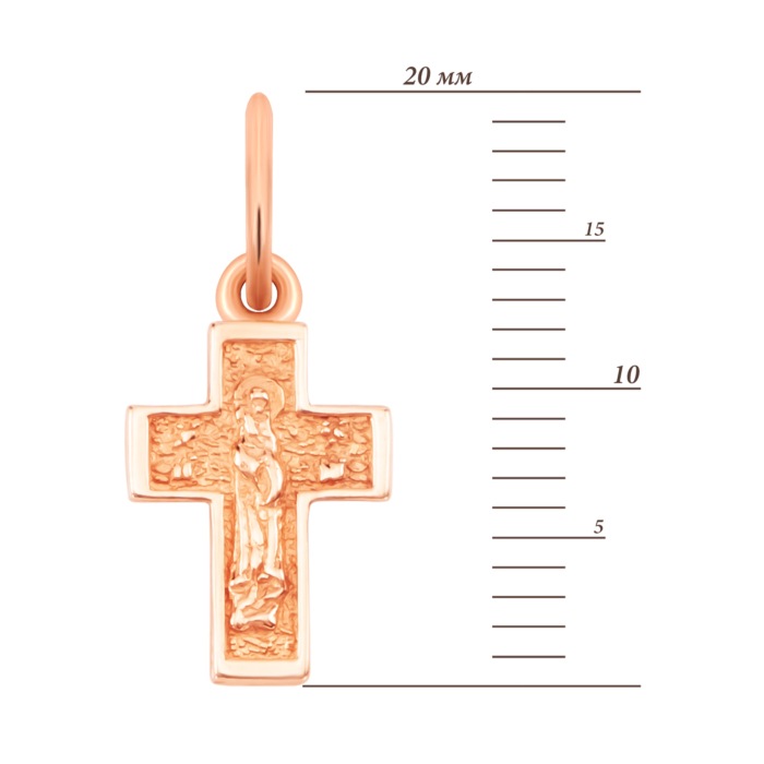 Золотий хрестик. Розп'яття Христове. Артикул UG5300815410101