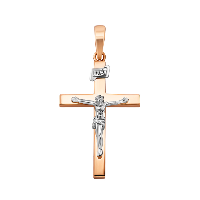 Золотий хрестик. Розп'яття Христове.Артикул UG53012015704вз