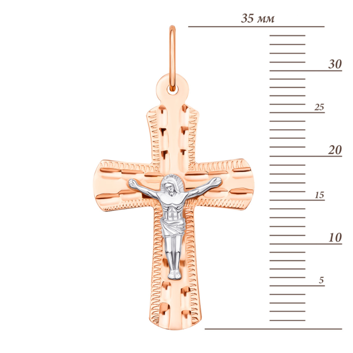 Золотий хрестик. Розп'яття Христове (30332-1т/01/1 (30332/1т)