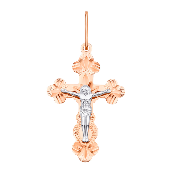 Золотой крестик. Распятие Христа (30368-1-2/01/3 (30368/1е)