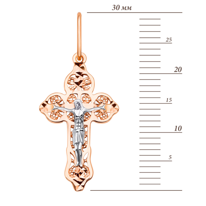 Золотий хрестик. Розп'яття Христове (31133)