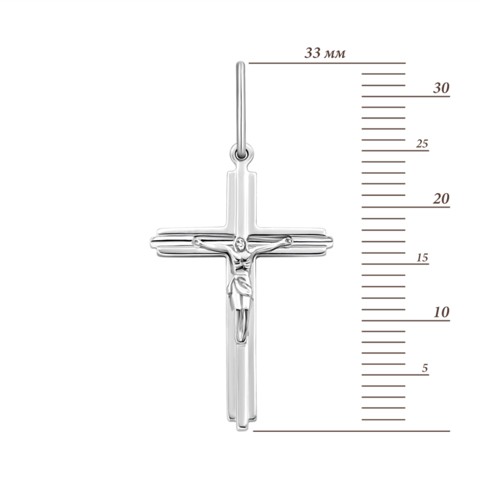 Золотий хрестик. Розп'яття Христове.Артикул UG5501355б