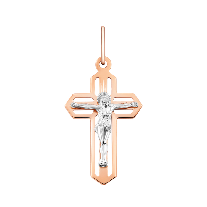 Золотий хрестик. Розп'яття Христове.Артикул UG5510601