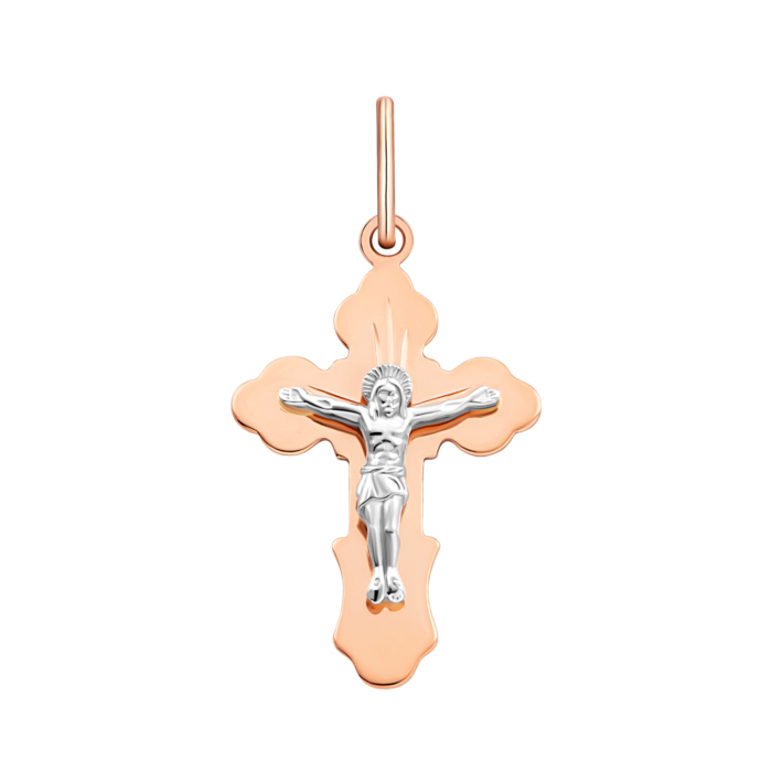 Золотий хрестик. Розп'яття Христове.Артикул UG5510800
