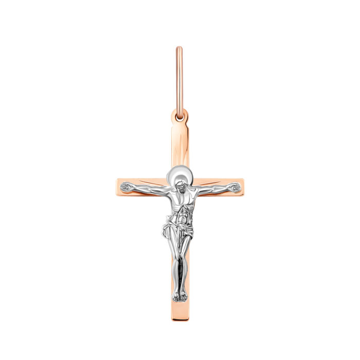 Золотий хрестик. Розп'яття Христове.Артикул UG5513100