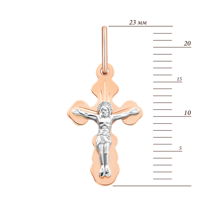Золотий хрестик. Розп'яття Христове.Артикул UG5514000