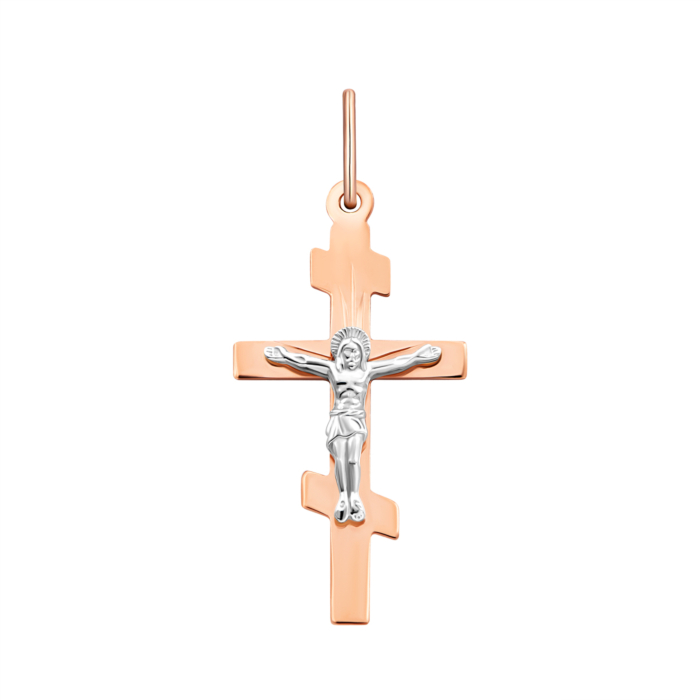 Золотий хрестик. Розп'яття Христове.Артикул UG5515100