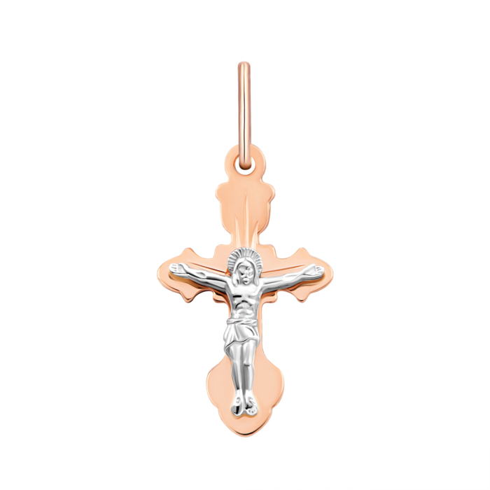Золотий хрестик. Розп'яття Христове.Артикул UG5517100