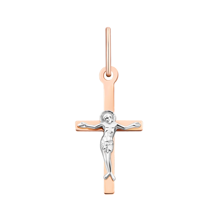 Золотий хрестик. Розп'яття Христове.Артикул UG5517500