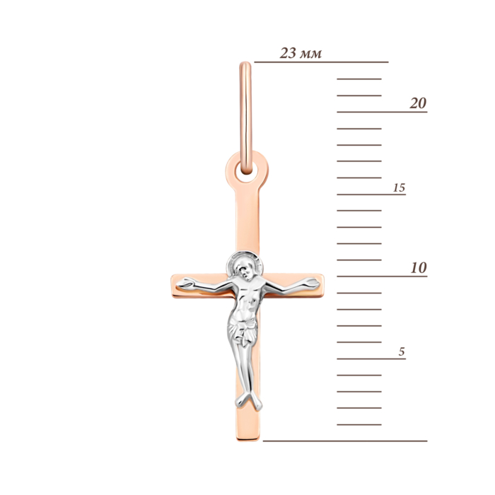 Золотий хрестик. Розп'яття Христове.Артикул UG5517500
