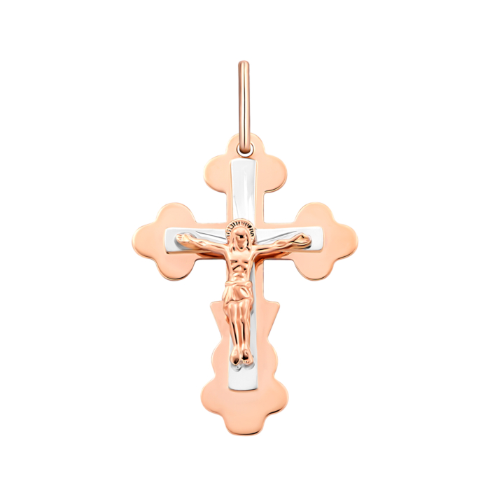 Золотий хрестик. Розп'яття Христове.Артикул UG5523500