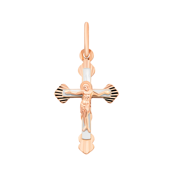Золотий хрестик. Розп'яття Христове.Артикул UG5527603
