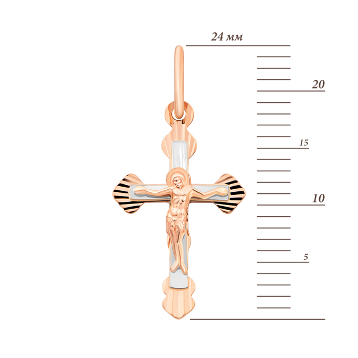Золотий хрестик. Розп'яття Христове.Артикул UG5527603