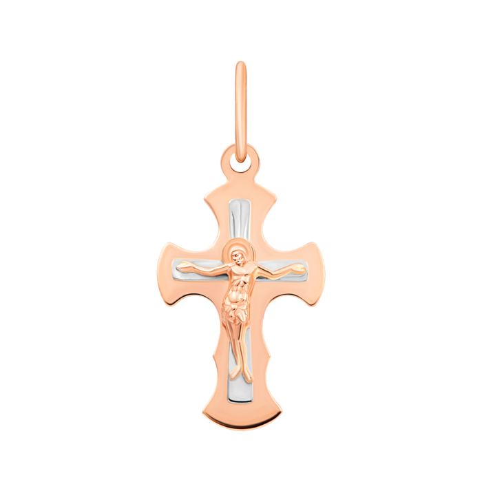 Золотий хрестик. Розп'яття Христове.Артикул UG5528300
