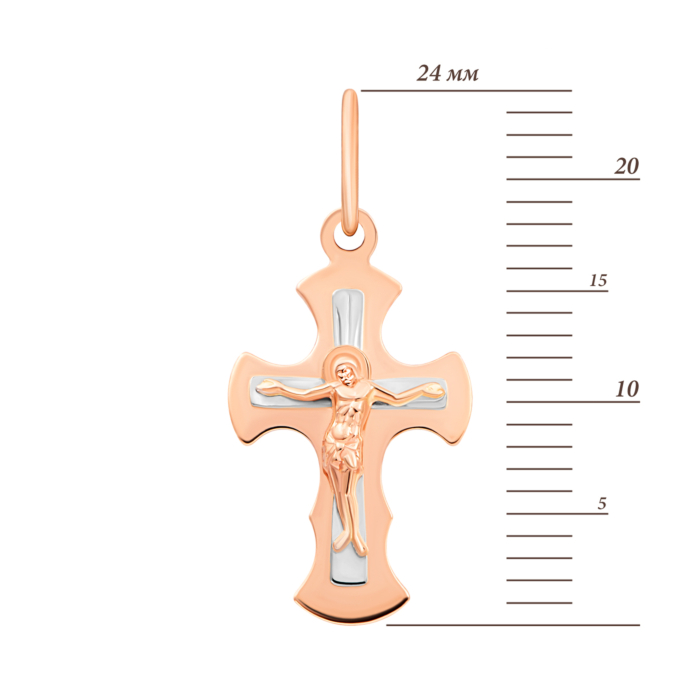 Золотий хрестик. Розп'яття Христове.Артикул UG5528300