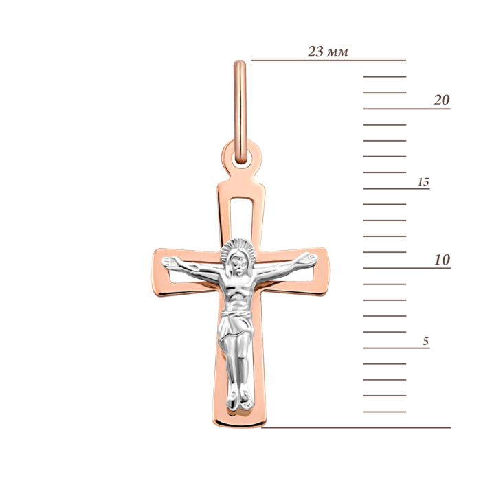 Золотий хрестик. Розп'яття Христове.Артикул UG5518700