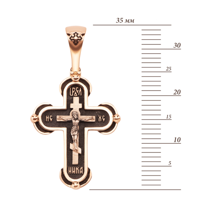 Золотий хрестик Відродження. Артикул UG5ЗК63