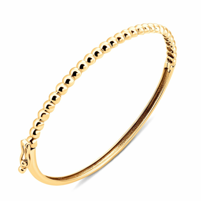 Золотий жорсткий браслет.Артикул UG55/12/010/2