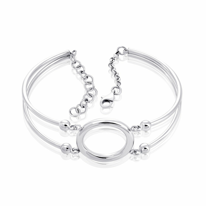 Золотий жорсткий браслет.Артикул UG55/12/014/1