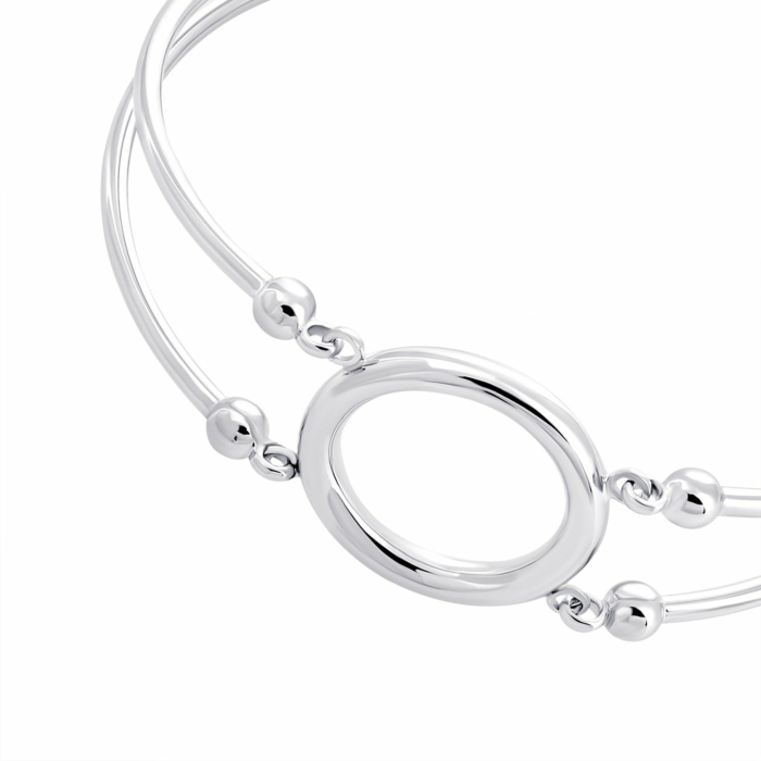 Золотий жорсткий браслет.Артикул UG55/12/014/1