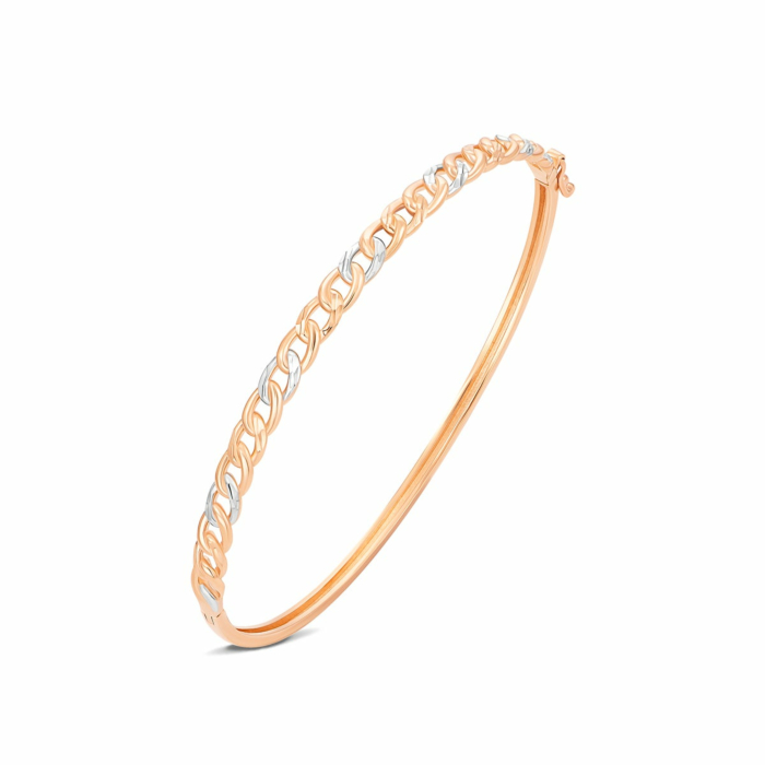 Золотий жорсткий браслет. Артикул UG55/12/018кб