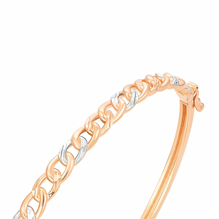 Золотий жорсткий браслет. Артикул UG55/12/018кб