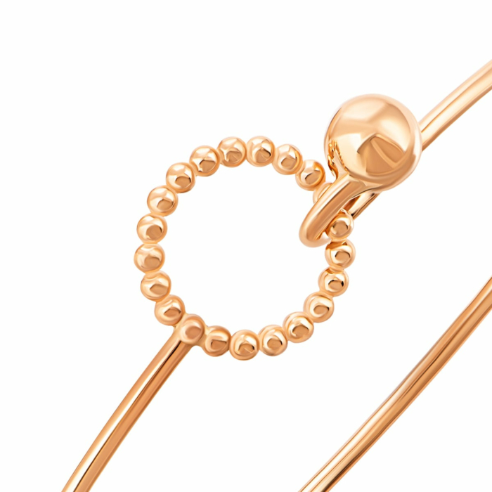 Золотий жорсткий браслет.Артикул UG55/12/020