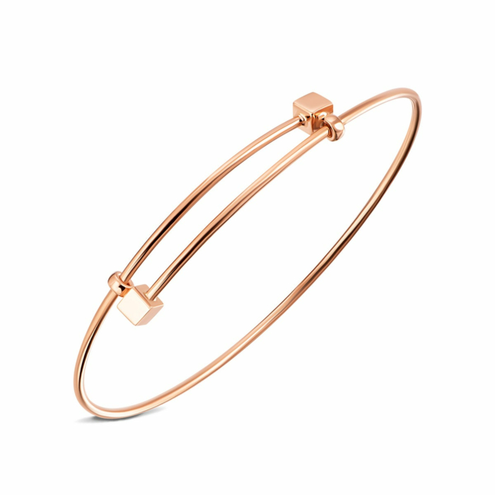 Золотий жорсткий браслет.Артикул UG55/12/028