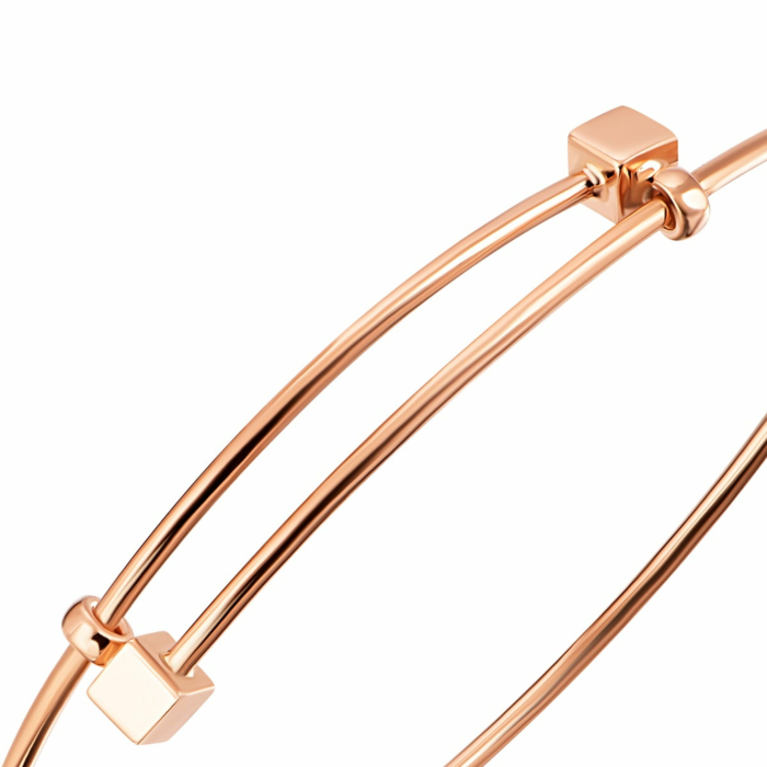 Золотий жорсткий браслет.Артикул UG55/12/028