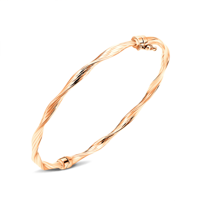 Золотий жорсткий браслет.Артикул UG55/12/021