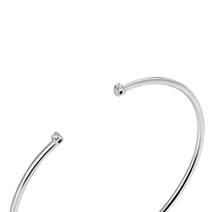 Золотий жорсткий браслет. Артикул UG5БС145(зв)Б