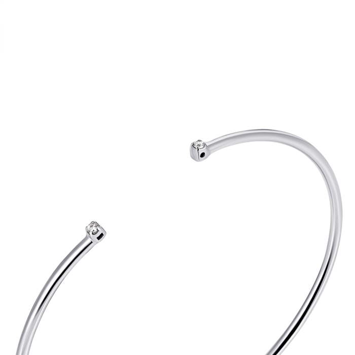 Золотой жесткий браслет. Артикул UG5БС146(зв)Б