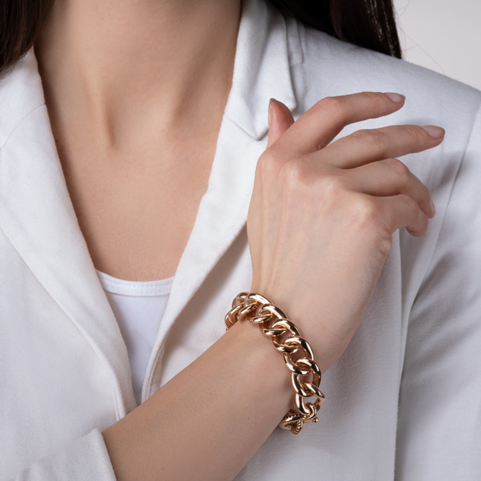 Золотий браслет без вставки. Артикул 7167/01/0