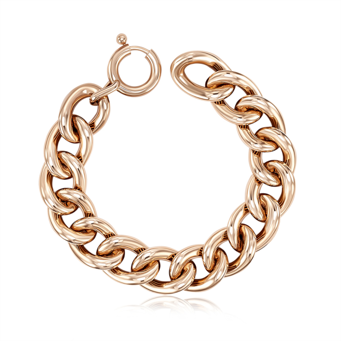 Золотий браслет без вставки. Артикул 7167/01/0