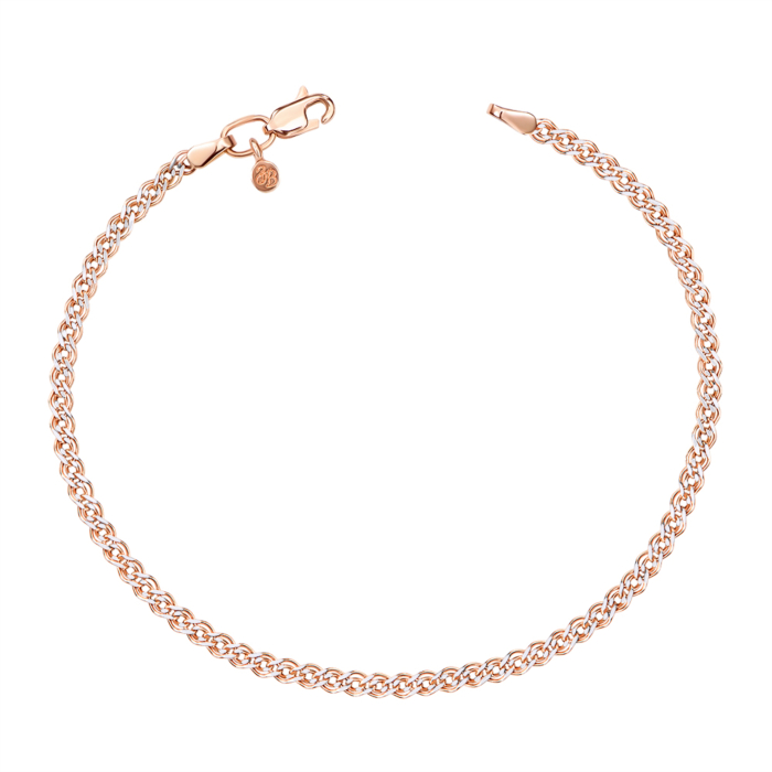 Золотий браслет без вставки, 2.5mm. Артикул 77968-2.5-6/01 (77968/4б)