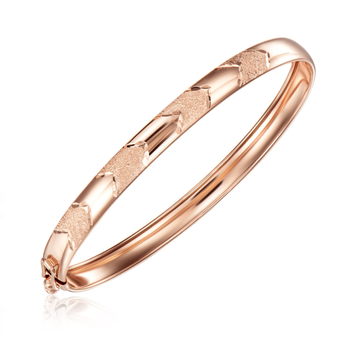 Золотий браслет з алмазною гранню. Артикул 70415-3-20/01/2