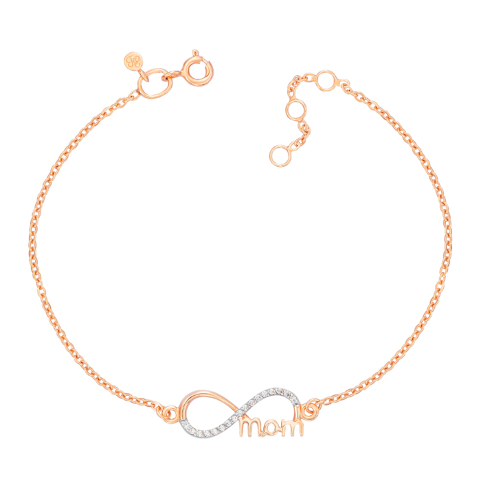 Золотий браслет з фіанітами. Артикул 7163/66024/01/1/1