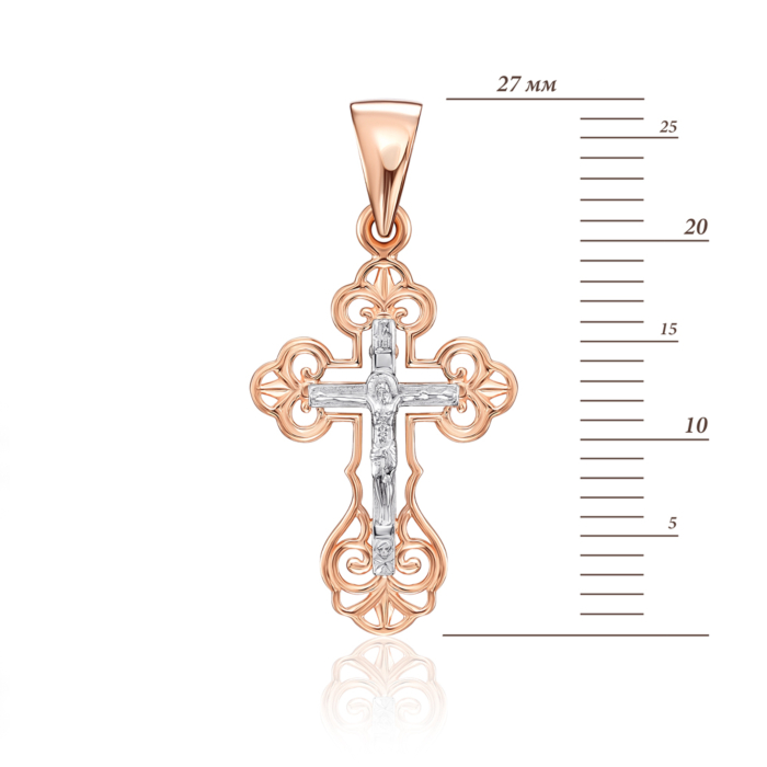 Золотий хрестик. Розп'яття Христове. Артикул 31998/01/1