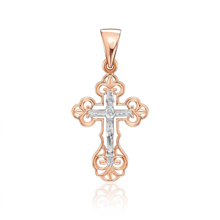 Золотий хрестик. Розп'яття Христове. Артикул 31998/01/1