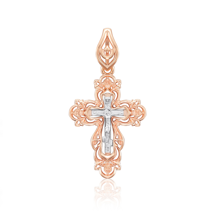 Золотий хрестик. Розп'яття Христове. Артикул 32052/01/1