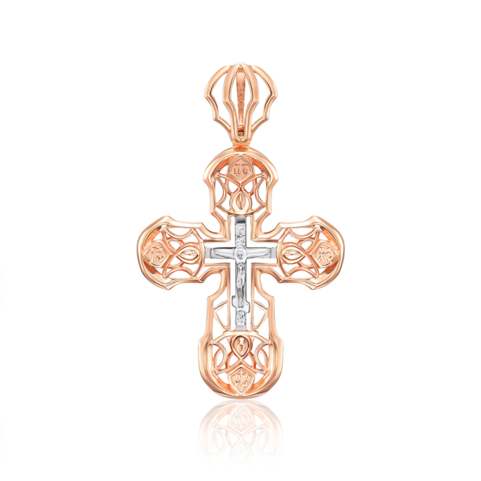 Золотий хрестик. Розп'яття Христове. Артикул 32073/01/1