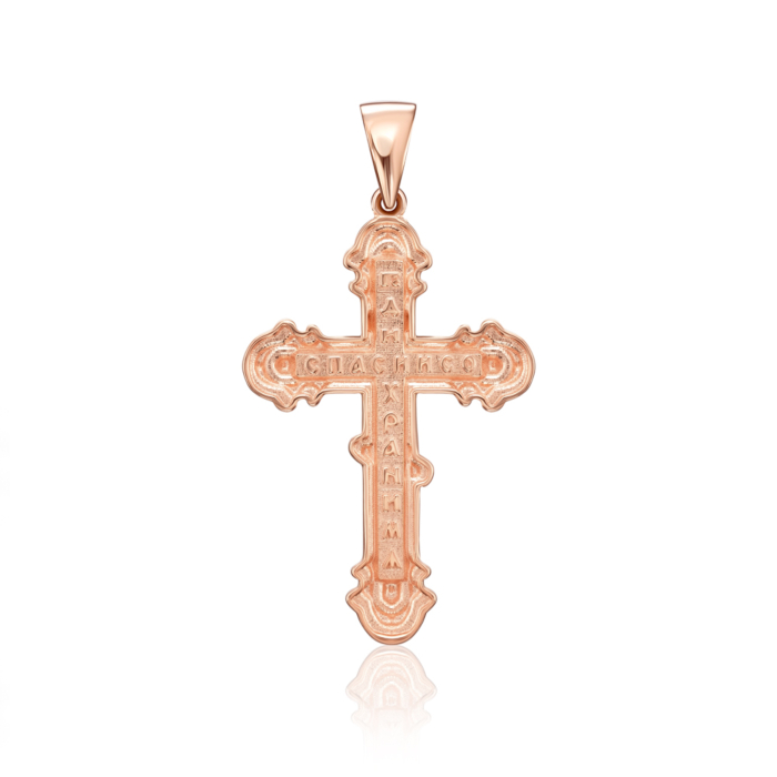 Золотий хрестик. Розп'яття Христове. Артикул 32114/01/0