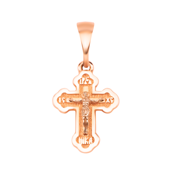Золотий хрестик. Розп'яття Христове. Артикул UG5ЗК90