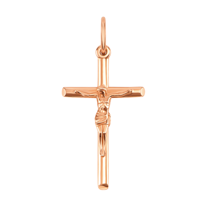 Золотий хрестик. Розп'яття Христове. Артикул UG5300022/01/00/0