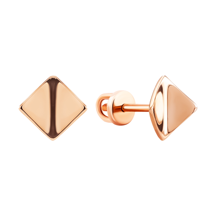 Золоті пусети. Артикул UG520/0445/00/01/01