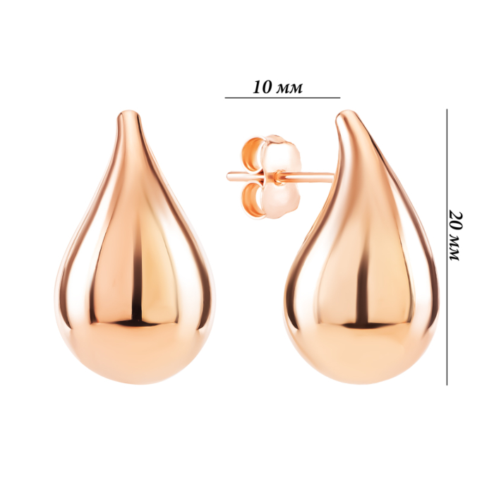 Золотые пусеты. Артикул UG52/50/866