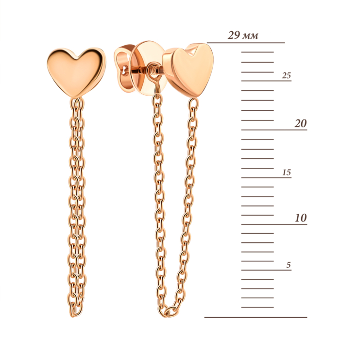 Золоті пусети.Артикул UG52/50/058