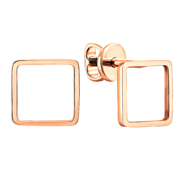 Золоті пусети Геометрія. Артикул UG5С0427G